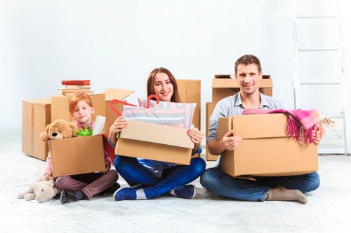Mobile self storage container delivered in Ham for home and business use