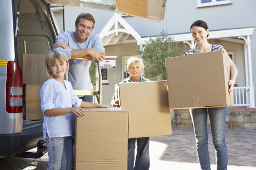Secure temporary storage facility in Ham for household items